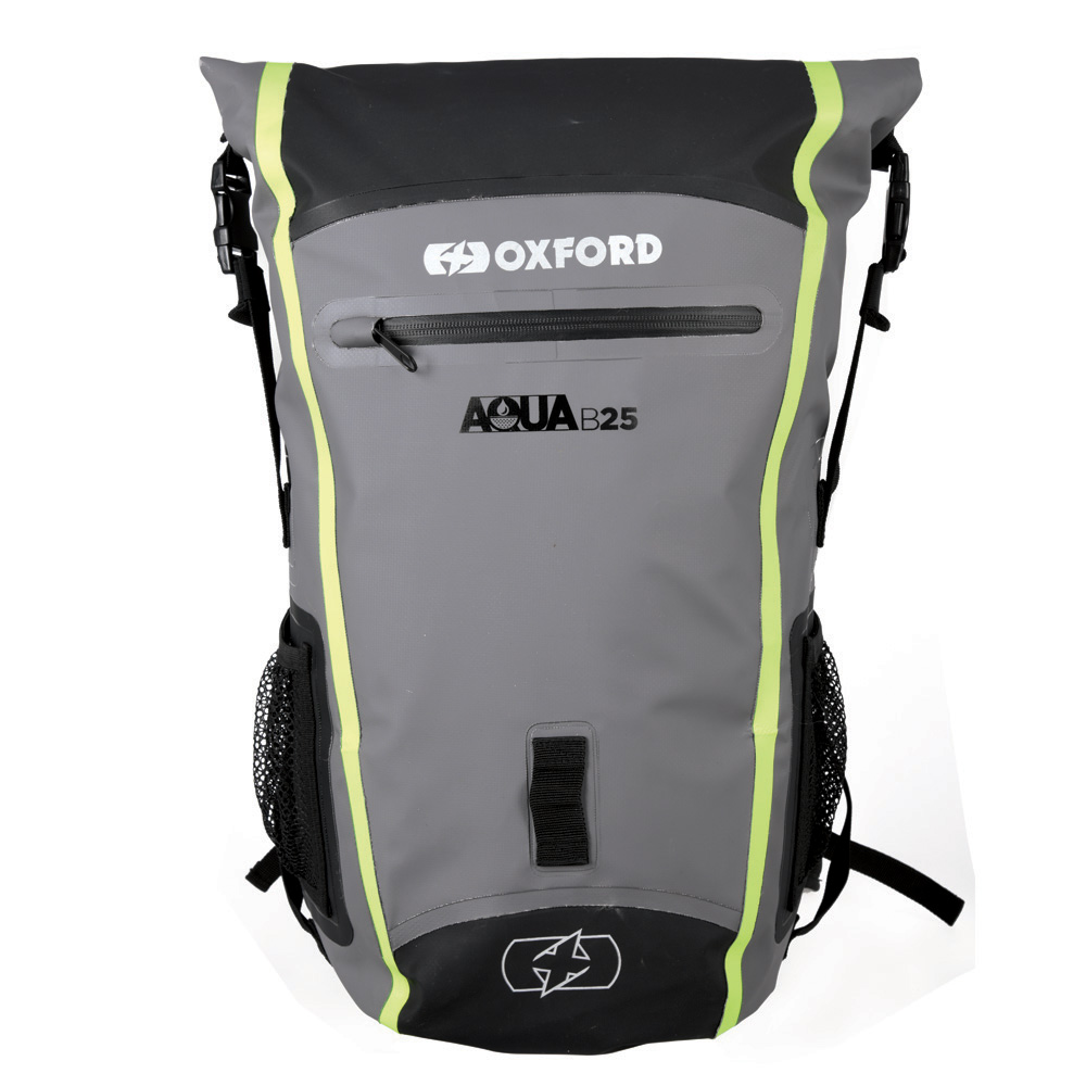 Oxford AQUA B-25 BACKPACK BLACK/GREY/FLUO